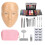 (Wheat Skin Color) 5D Makeup Practice Face Board Kit 3.4oz Cream 1