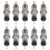 (Black) 10pcs Cartucce Tattoo 2ml 0.5mm Liner Shader 3