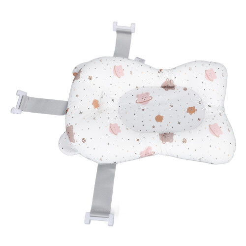 Baby Bath Support Cushion Bear Newborn Floating Pillow White 1