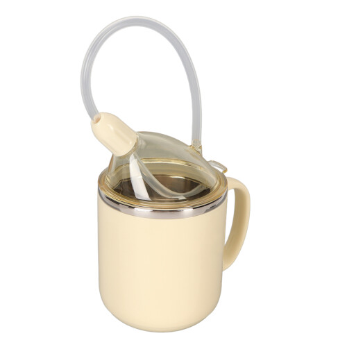 (Yellow) 360-Dichtes Trinkbecher-Matratte mit Stroh Pink 2