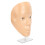 (Wheat Skin Color) 5D Makeup Practice Face Board Kit 3.4oz Cream 5