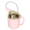(Pink) 360-Dichtes Trinkbecher-Matratte mit Stroh Pink 5