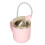 (Pink) 360-Dichtes Trinkbecher-Matratte mit Stroh Pink 2