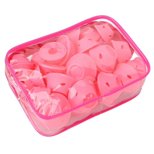 Rullo Capelli Silicone Senza Calore Set Casa Viaggio 2