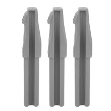 3 Stk. Augenbrauenstiftspitzer mit Entenschnabel-Spitze