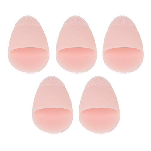 5pcs Silicone Facial Cleansing Brush Deep Exfoliating Portable 1