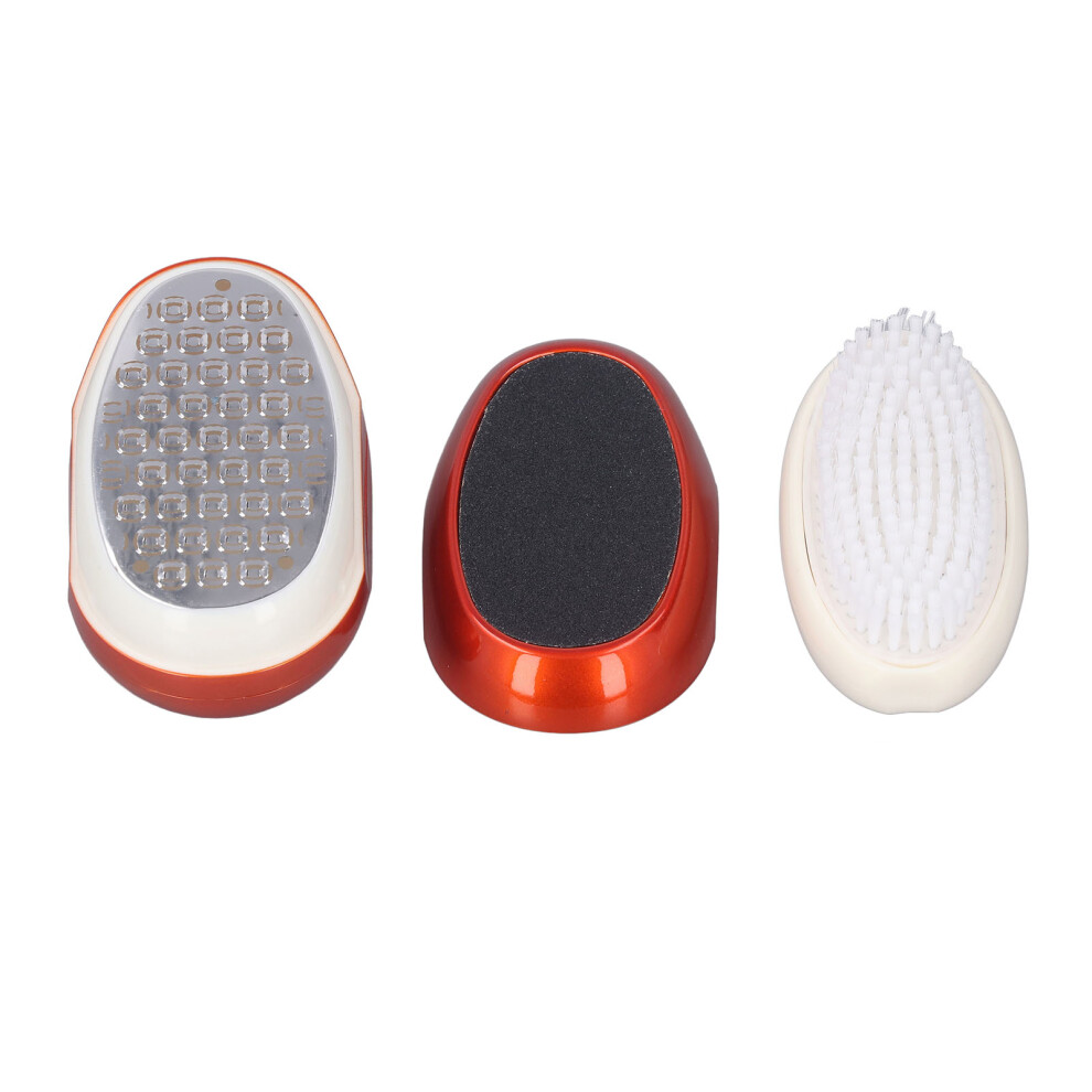 3 in 1 Foot File Callus Remover Scrubber Wet Dry with Brush