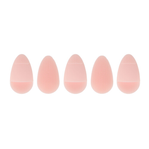 5pcs Silicone Facial Cleansing Brush Deep Exfoliating Portable 2