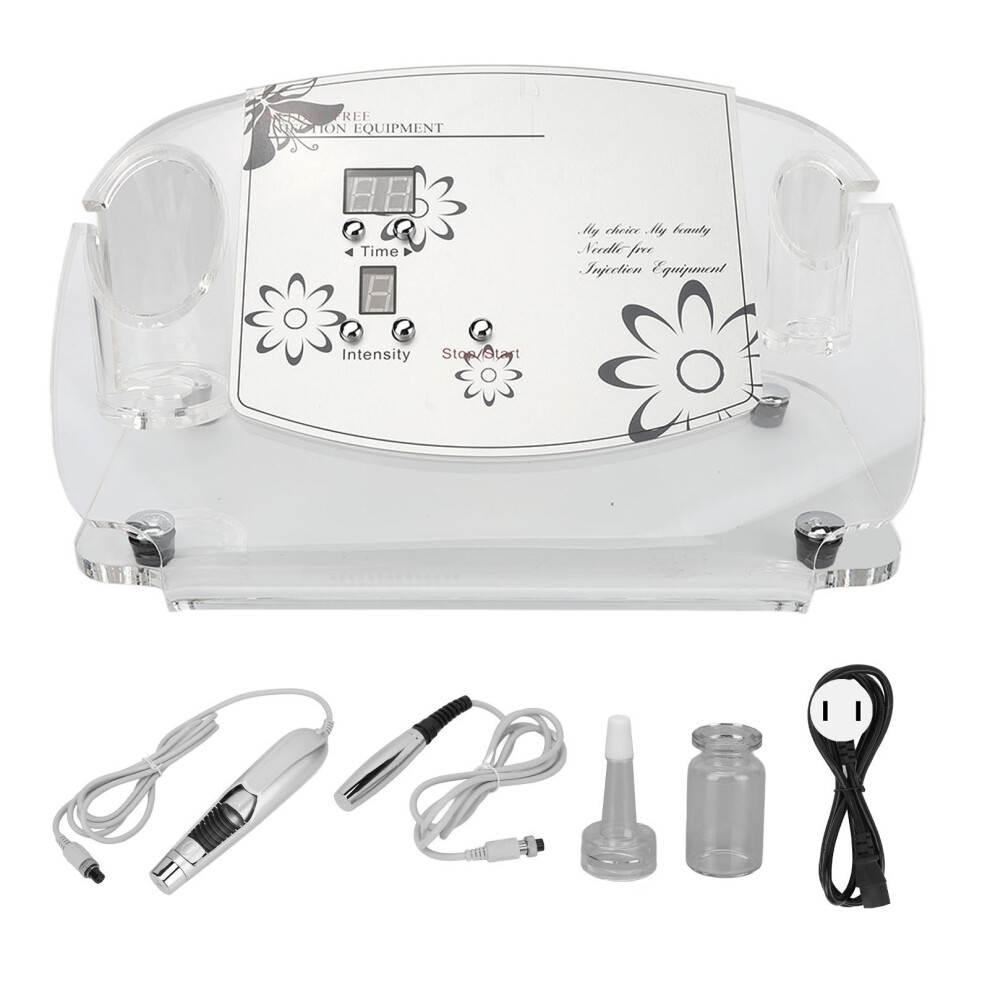 (US Plug) Ultrasound Needle Free Beauty Machine Wrinkle Removal 100-240V UK Plug