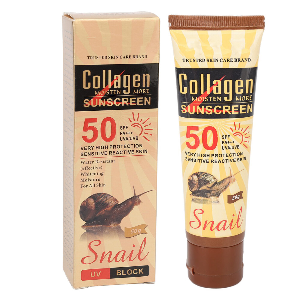 SPF50 Facial Body Sunscreen Collagen Moisturizing UV 50g Lotion