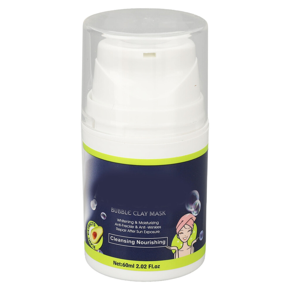 Avocado Bubble Clay Mask 60ml Hydrating Deep Clean