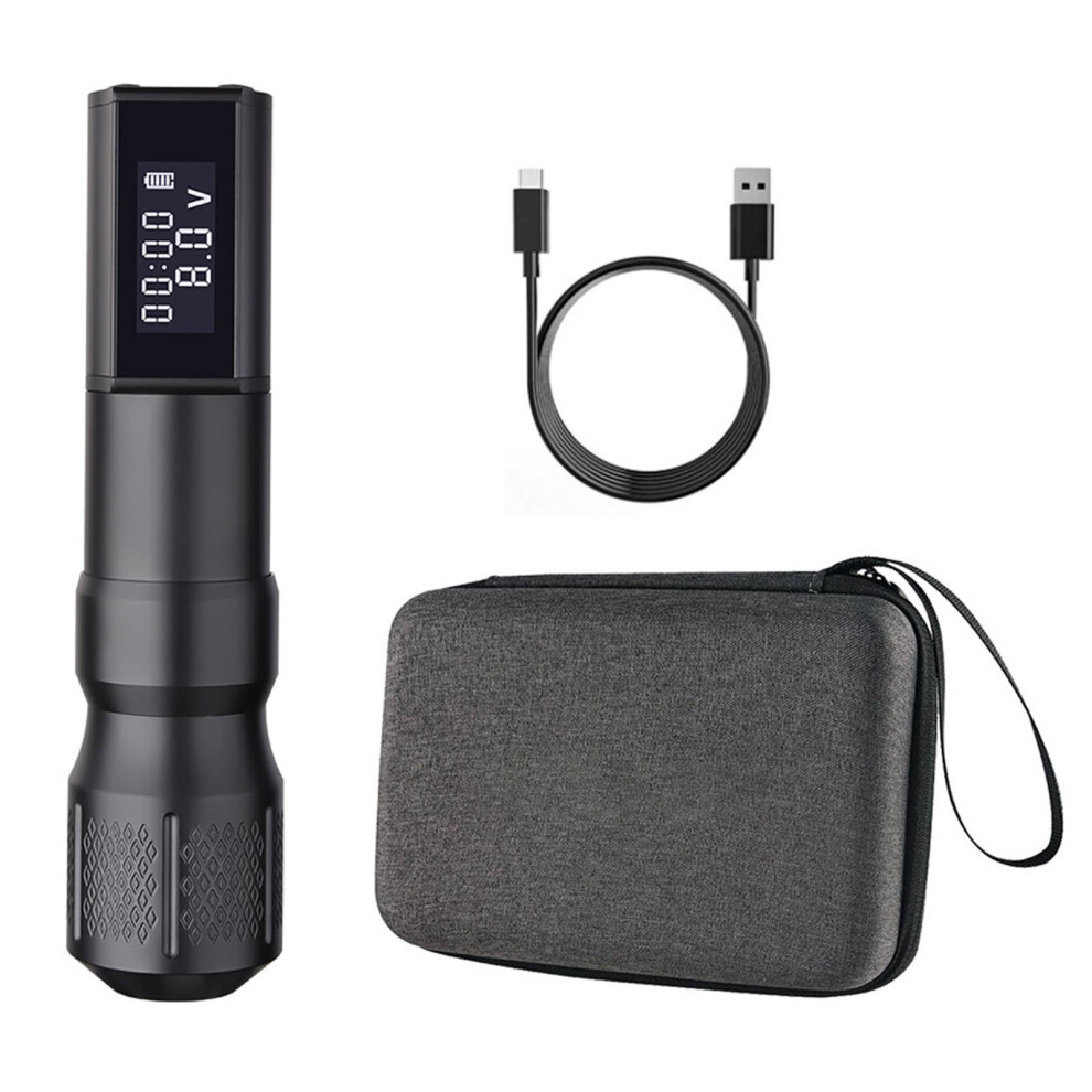 1800mAh Wireless Tattoo Pen 9V 11000RPM 3.5mm LCD Rechargeable