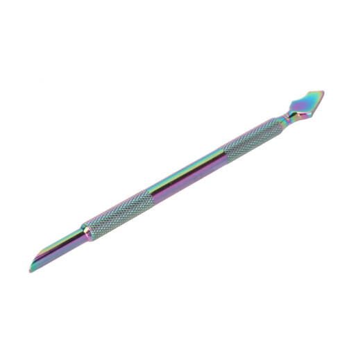 Zweiseitiger Cuticle-Pusher Löffelform aus Edelstahl