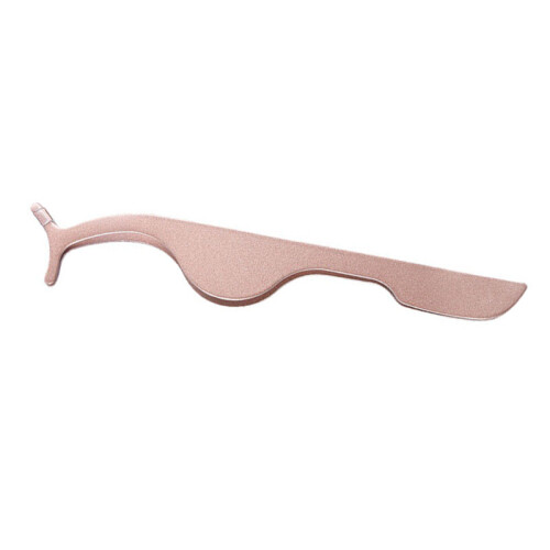 (Brown) Edelstahl Wimpern-Pinzette gold gebogen 2
