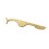 (Gold) Edelstahl Wimpern-Pinzette gold gebogen 3