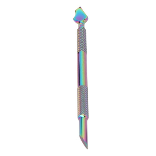 Zweiseitiger Cuticle-Pusher Löffelform aus Edelstahl 1