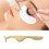 (Gold) Edelstahl Wimpern-Pinzette gold gebogen 5