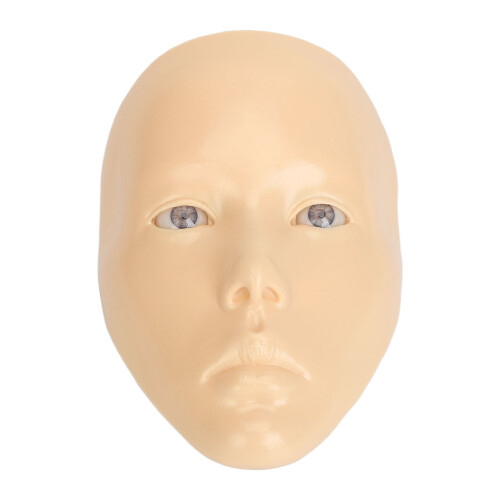 (White Skin Color) 5D Makeup Practice Face Board Kit 3.4oz Cream 2