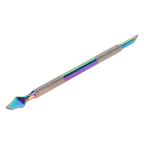 Zweiseitiger Cuticle-Pusher Löffelform aus Edelstahl 2