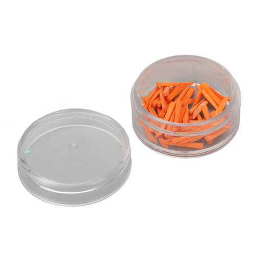 (Orange) 50pcs Cunei Interproximali Legno Dentale Gialli 1