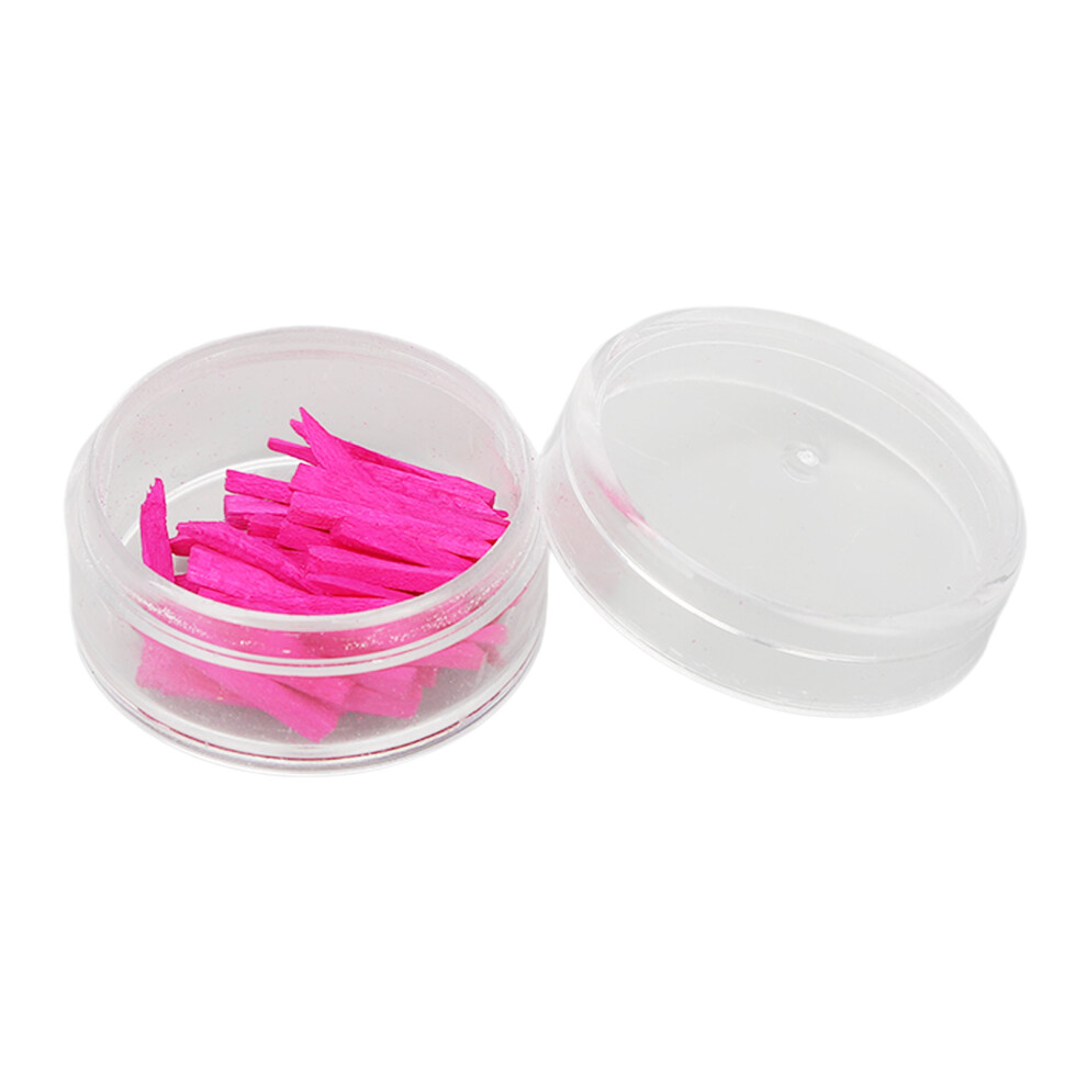 (Rose Red) 50pcs Wooden Interdental Wedges Professional Rose Red Dental