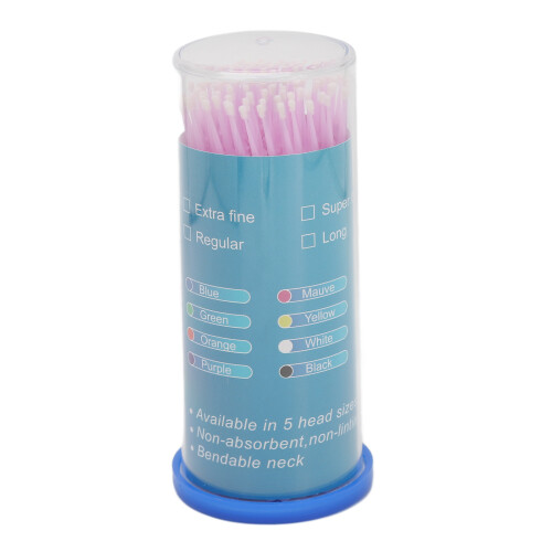 100Pcs Disposable Micro Applicator Brushes