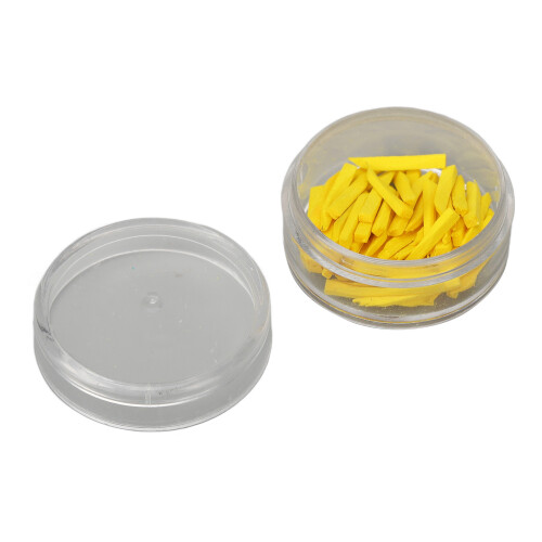 (Yellow) 50pcs Cunei Interproximali Legno Dentale Gialli 1