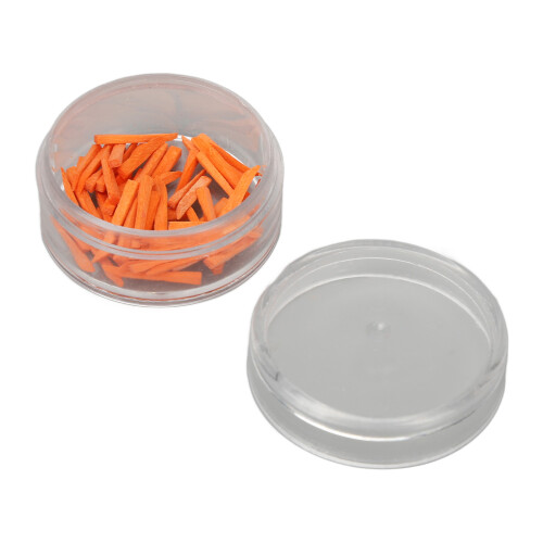 (Orange) 50pcs Cunei Interproximali Legno Dentale Gialli 2