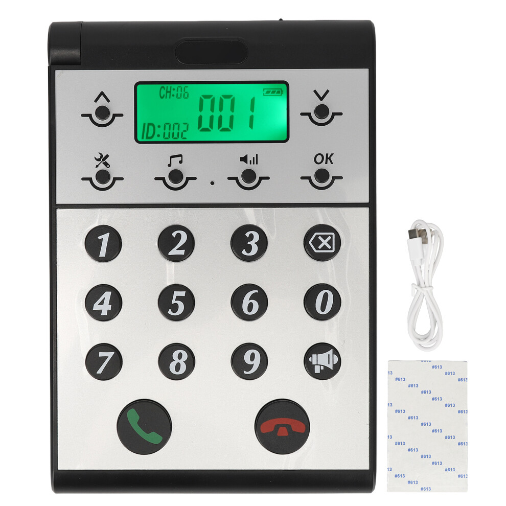 Wireless Intercom System 2Km Range Lcd Two Way Talk Master 461605416618