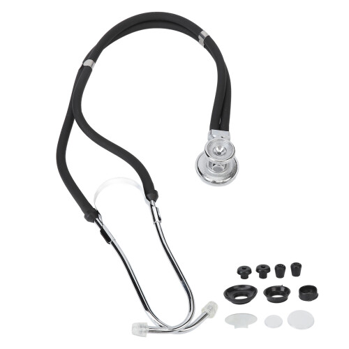 Stethoscope Soft Earplugs Dual Head Cardiology