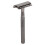 (Black) Doppelschneidiger manueller Barttrimmer wasserdicht roségold 2