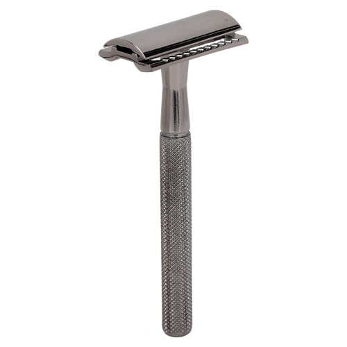 (Black) Doppelschneidiger manueller Barttrimmer wasserdicht roségold 1