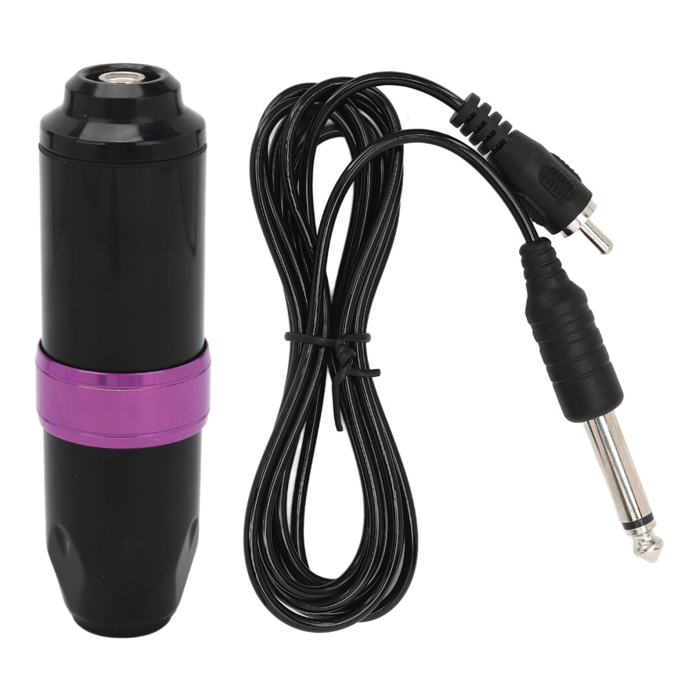 Black/Purple ( Purple) Rotary Tattoo Machine Rca Stroke Adjustable 5-9V