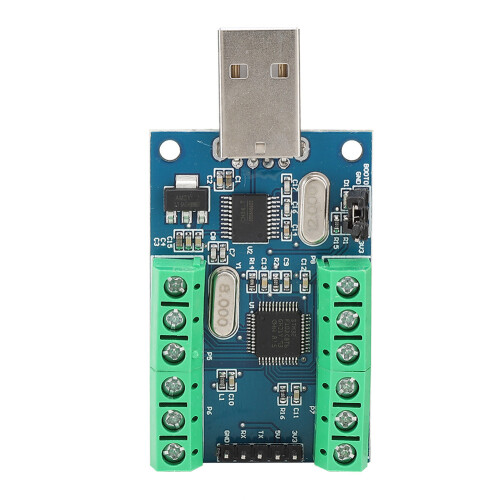USB 10 Channel 12Bit AD Sampling STM32 UART ADC Module