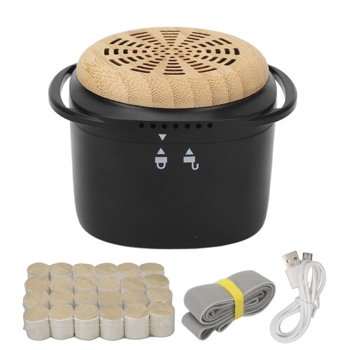 Rauchlose Moxa-Box LCD-Tempkontrolle, 24 Stäbe