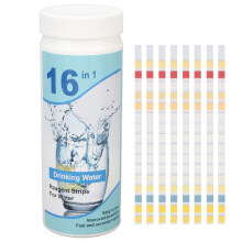 100 Strisce Test PH Acqua 16-in-1 Kit Verifica