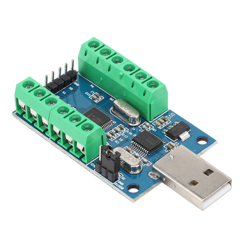 USB 10 Channel 12Bit AD Sampling STM32 UART ADC Module 2