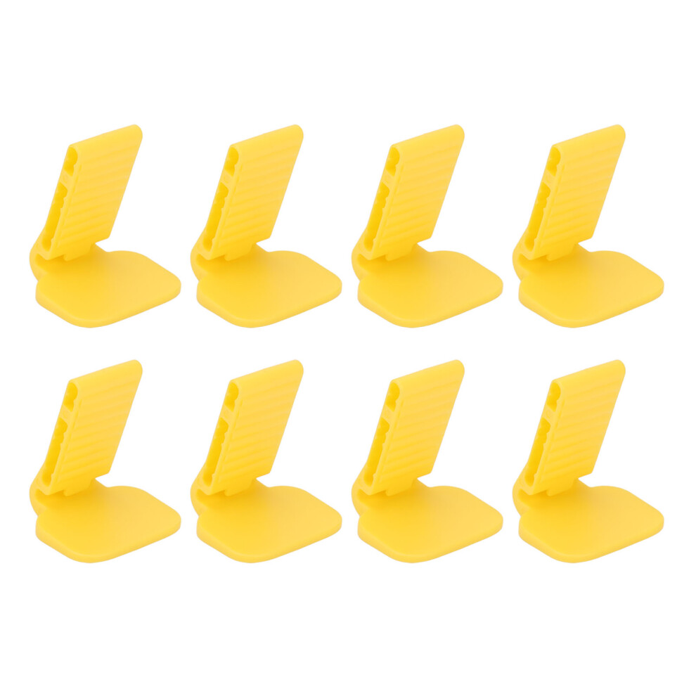 8pcs Dental X Ray Bite Block Heat Resistant Mouth Prop Yellow