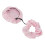 (Pink) Waterdicht Drinkdeksel Scrunchie Set Roze 4
