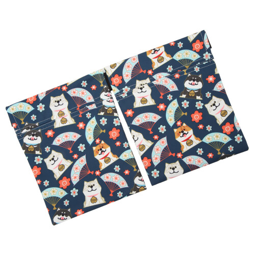(Dog Pattern) Mastectomy Drain Holder Bag Elastic Strap Breast Surgery Pouch 2