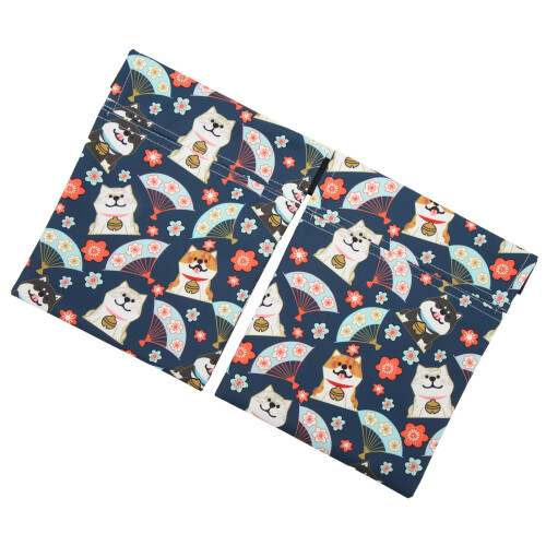 (Dog Pattern) Mastectomy Drain Holder Bag Elastic Strap Breast Surgery Pouch 1