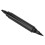2-in-1 wasserdichter Bartstyling-Stift, doppelseitig, schwarz 4