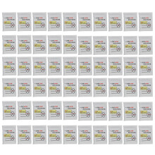50pcs Cardiac Resuscitation Face Shield Disposable Valve Barrier