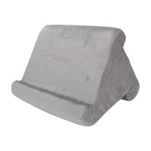 Cuscino Leggero Triangolare per Lettura Grigio