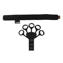 (Black) Silikon-Fingertrainer, Handkraft & Carpal Tunnel