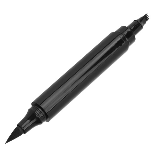 2-in-1 wasserdichter Bartstyling-Stift, doppelseitig, schwarz 2