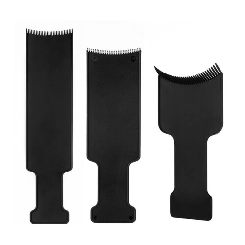 3 Pcs Balayage Board with Teeth Hair Dye Brush