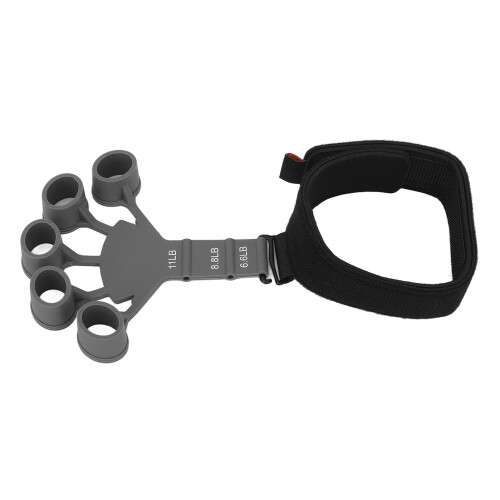 (Gray) Esercitatore Dita Mano in Silicone Anticarpale 1