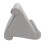 Cuscino Leggero Triangolare per Lettura Grigio 3