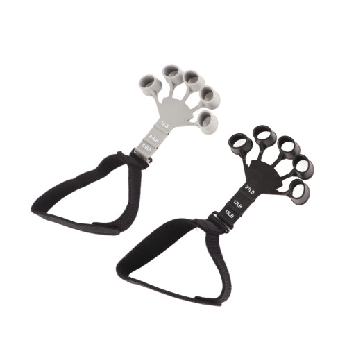 Fingertrainer-Set, 6 Stufen, weiches Silikon 1